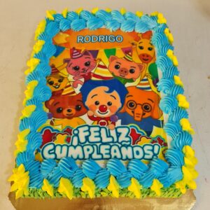 TARTA CON OBLEA PERSONALIZADA